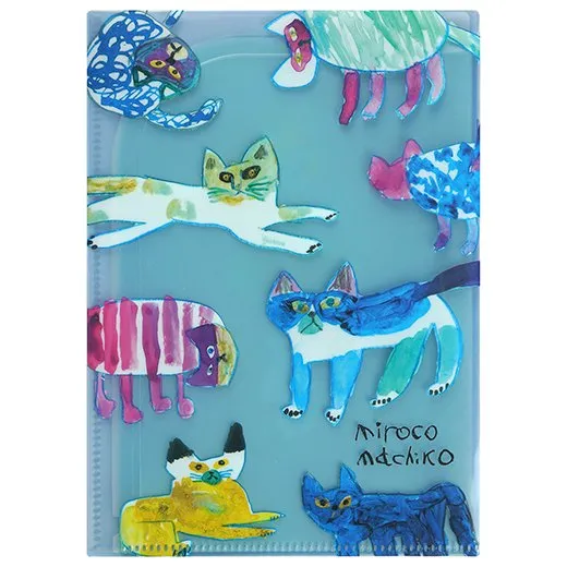 Greeting Life Coco-chan 6-Pocket Clear Folder (A5 Size) Book MRZ-72