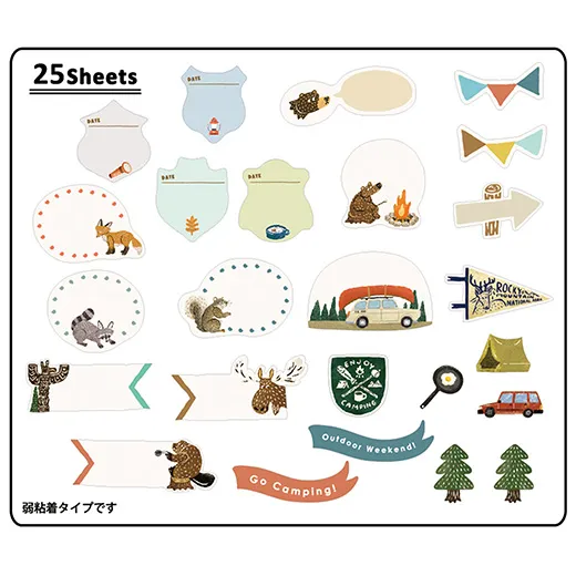 Greeting Life Okataoka Flaky Stickers OKCK-32
