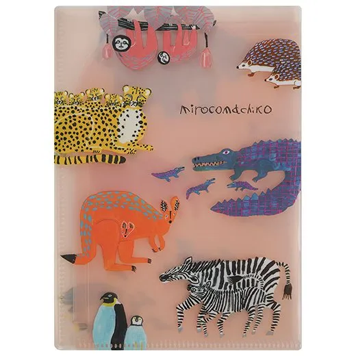 Greeting Life Coco-chan 6-Pocket Clear Folder (A5 Size) Book MRZ-71