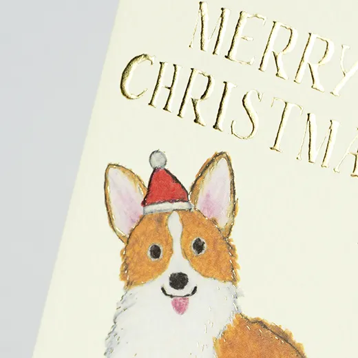 Greeting Life Yusuke Yonezu Christmas Mini Card Corgi YZ-398