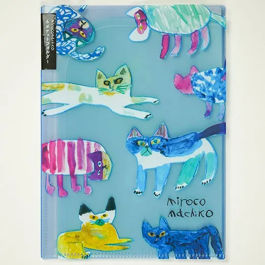 Greeting Life Coco-chan 6-Pocket Clear Folder (A5 Size) Book MRZ-72