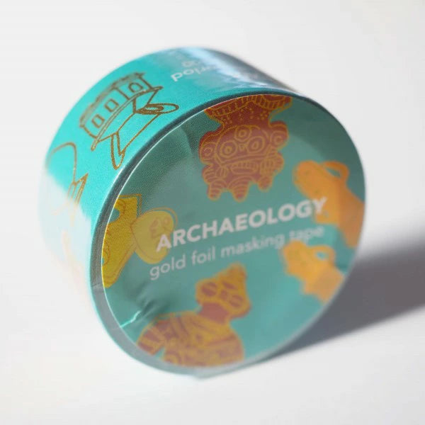 STUDY HOLIC Gold Foil Masking Tape (Archeology) ST-103