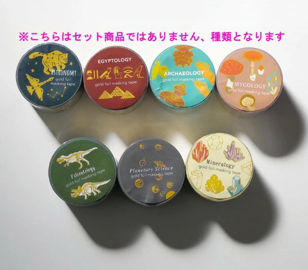 STUDY HOLIC Gold Foil Masking Tape (Archeology) ST-103