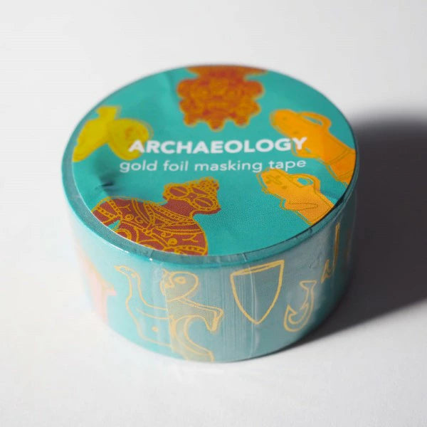 STUDY HOLIC Gold Foil Masking Tape (Archeology) ST-103