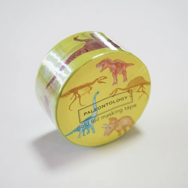 STUDY HOLIC Gold Foil Masking Tape (Paleontology/New Theory)
