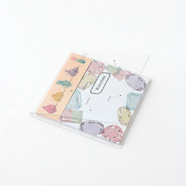 STUDY HOLIC Clear Cover Sticky Notes ST-171 Mineralogy