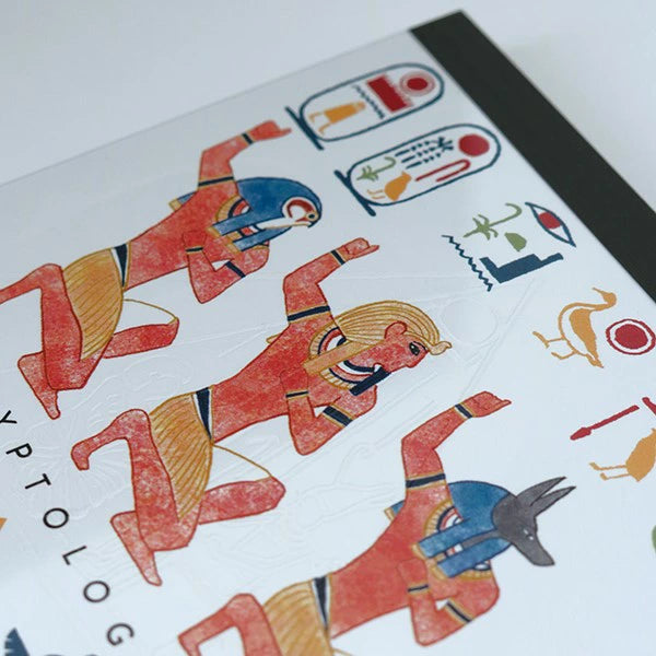 STUDY HOLIC Memo Pad Square ST-162 Ancient Egyptology/Gods