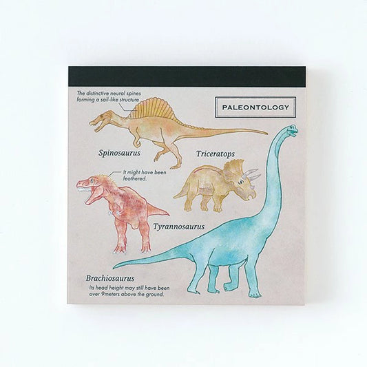 STUDY HOLIC Memo Pad Square ST-160 Paleontology/New Theory