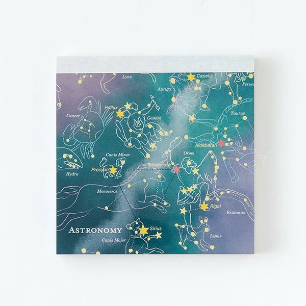STUDY HOLIC Memo Pad Square ST-161 Astronomy/Orion