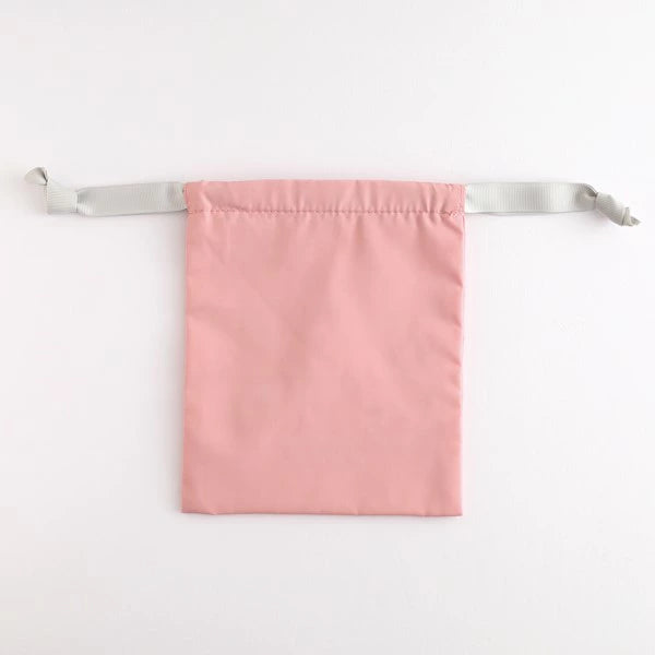 Animal Department Store Embroidered Drawstring Bag AD-052 Chinchilla