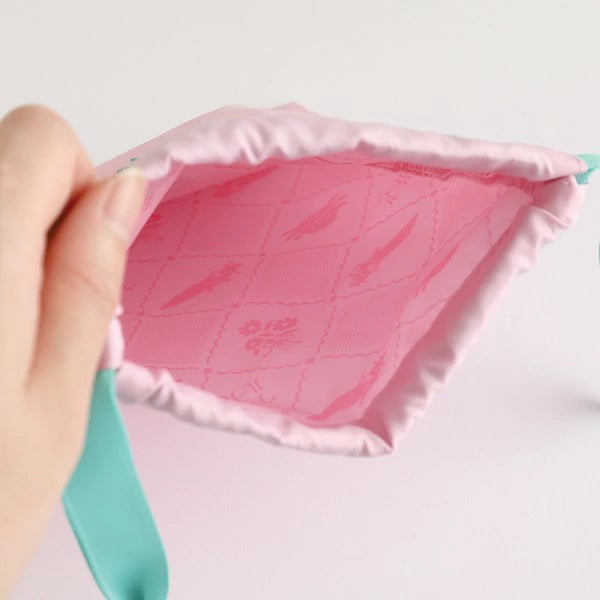 Animal Department Store Embroidered Drawstring Bag AD-053 Axolotl