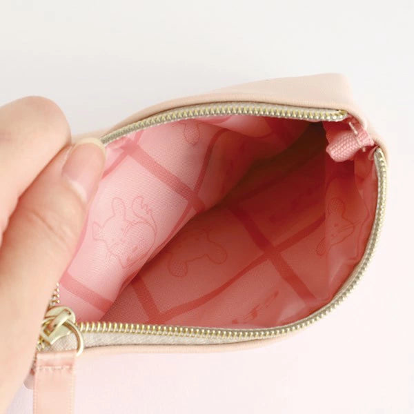 Animal Department Store Mini Flat Pouch AD-060 Chinchilla