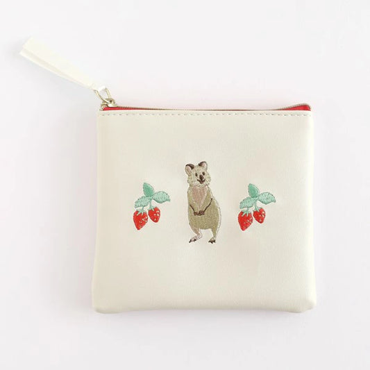 Animal Department Store Mini Flat Pouch AD-064 Quokka Wallaby
