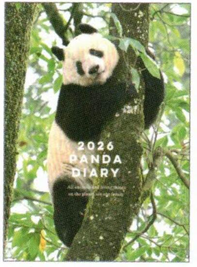 2026 Panda A6 soft cover monthly planner