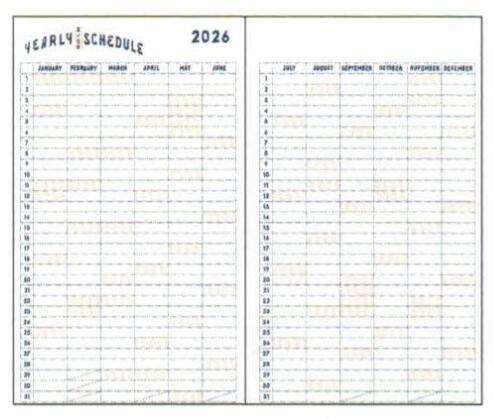 2025 Chalk Boy B6 Slim Diary White