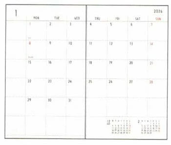 2025 Noritake B6 Slim Diary Deep Green