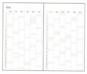 2025 Noritake B6 Slim Diary Deep Green
