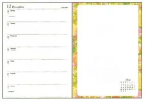 Designers Guild B6 soft cover planner Pink