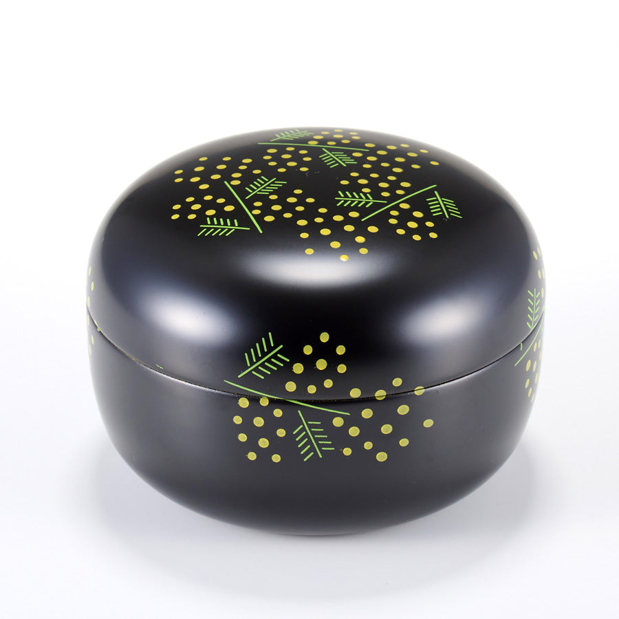 MIMOSA Bonbonniere Large Black/White Lacquer K03-MA1005 (Copy)