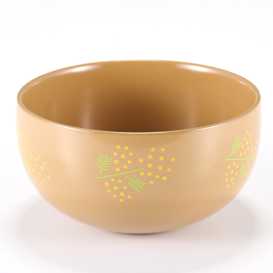 MIMOSA Bowl Black/White Lacquer K03-MA1009