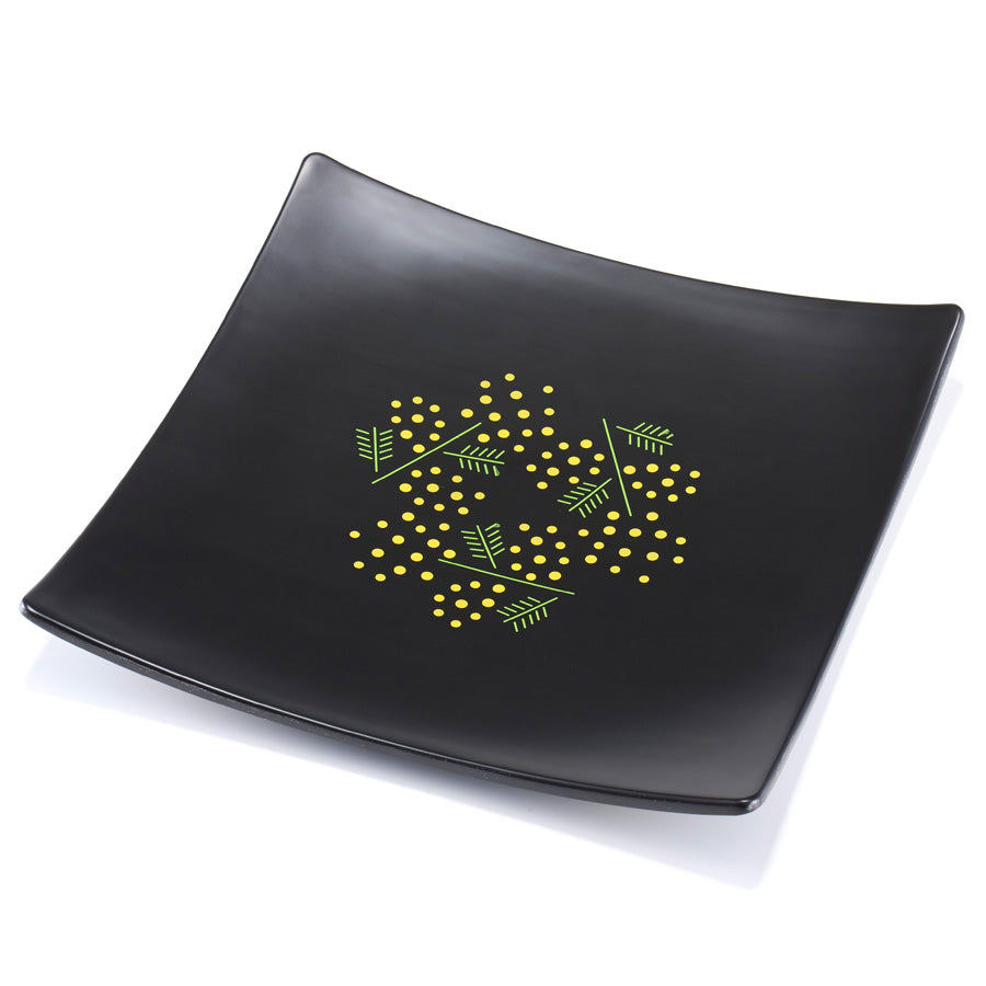 MIMOSA Plate (Square Plate) Black/White K03-MA1011