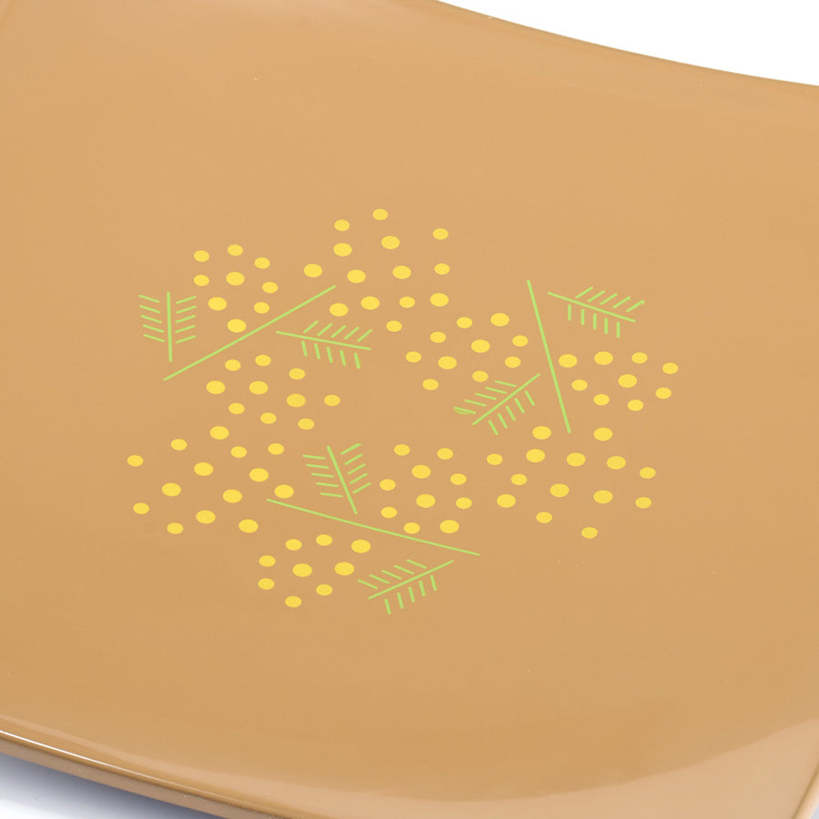 MIMOSA Plate (Square Plate) Black/White K03-MA1011