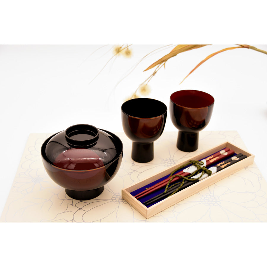 Pair of Cups - Sun and Moon Sandalwood K03-MA612