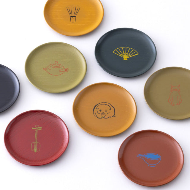 Wooden lacquerware Small Plate Kyoto Tools Series