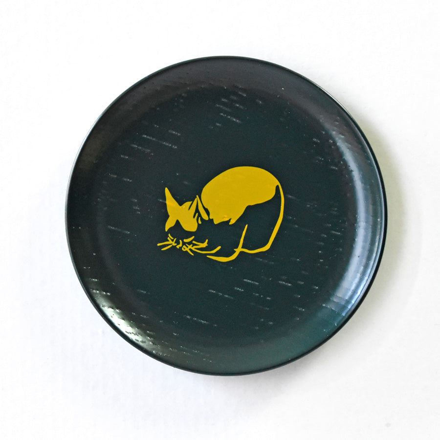 Wooden lacquerware Small Plate Woodblock prints Animal series