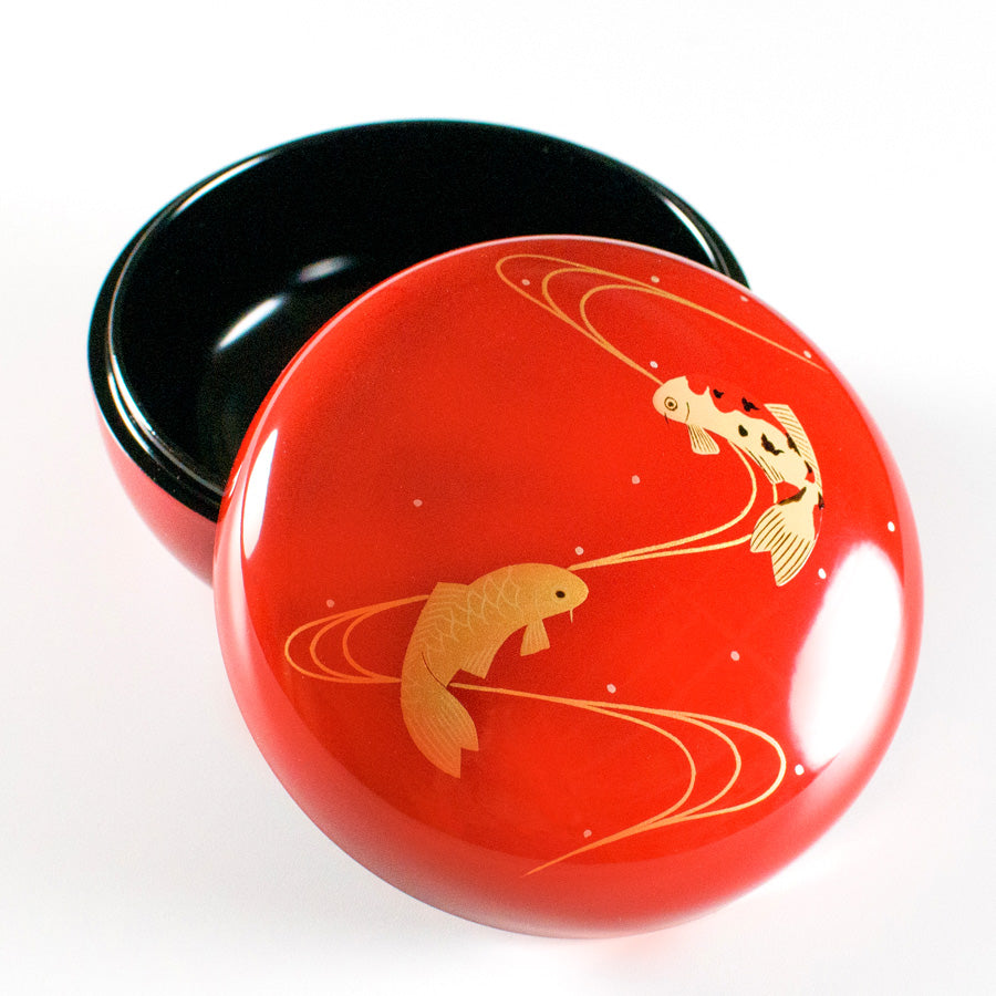 Bonbon container, lacquered candy box, bonbonniere