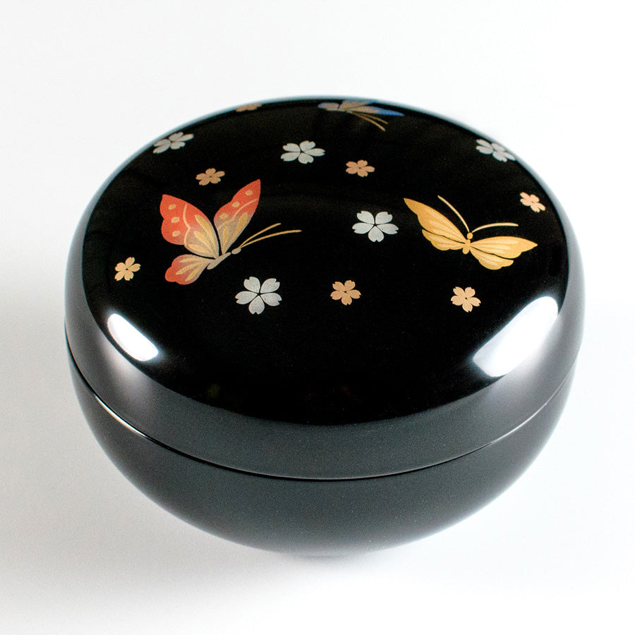 Bonbon container, lacquered candy box, bonbonniere