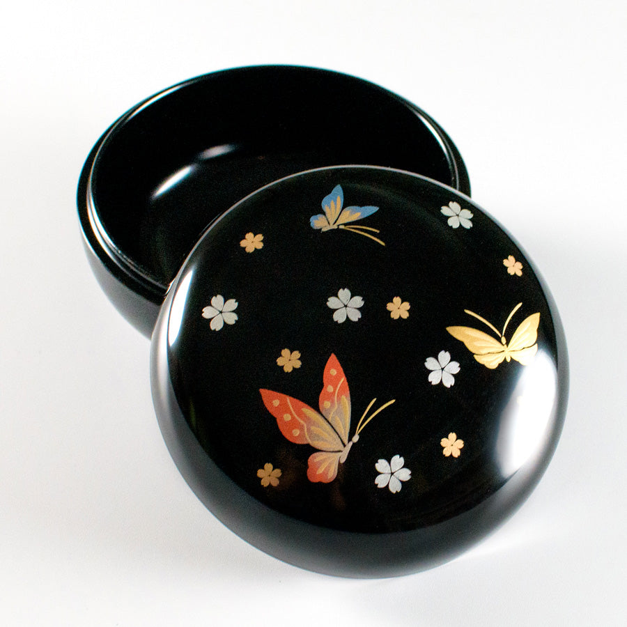 Bonbon container, lacquered candy box, bonbonniere
