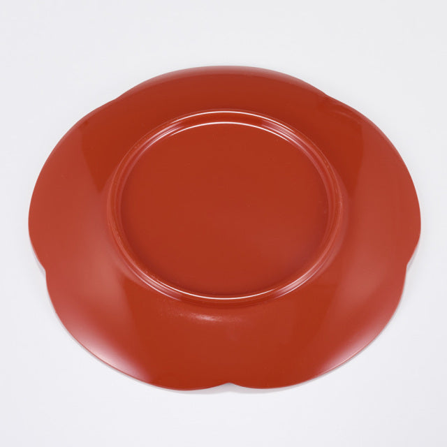 Kyoohoo LACQUER WARE Silver Leaf Plate K03-1004