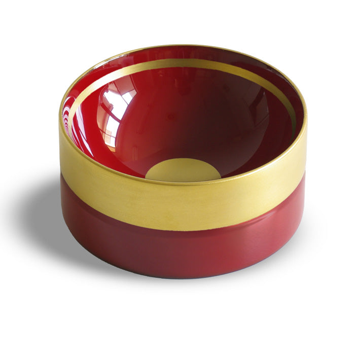 Upside-down Ariake Wooden lacquered sake cups, sake vessels, cups, sake cups Lacquerware