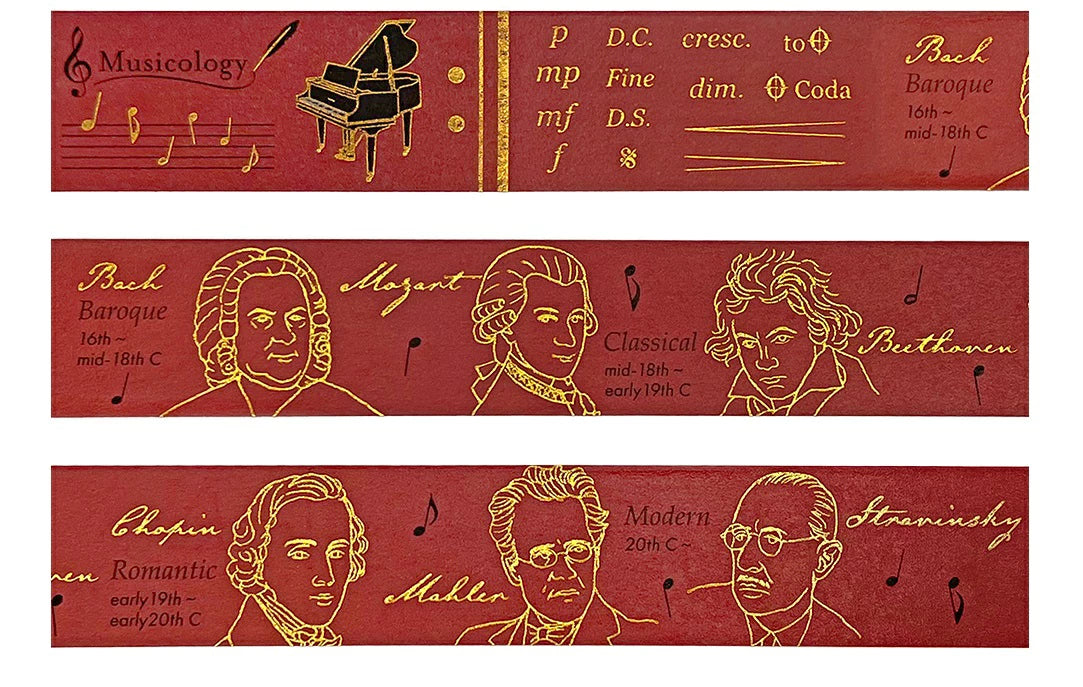 Gold foil masking tape Musicology Leonore ST-204