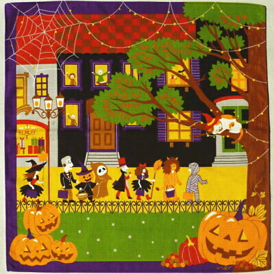kyoohoo Cotton Furoshiki Small Size Mikes Halloween