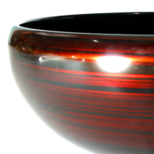 Serving bowl, sandalwood, Saiha, lacquered, medium bowl