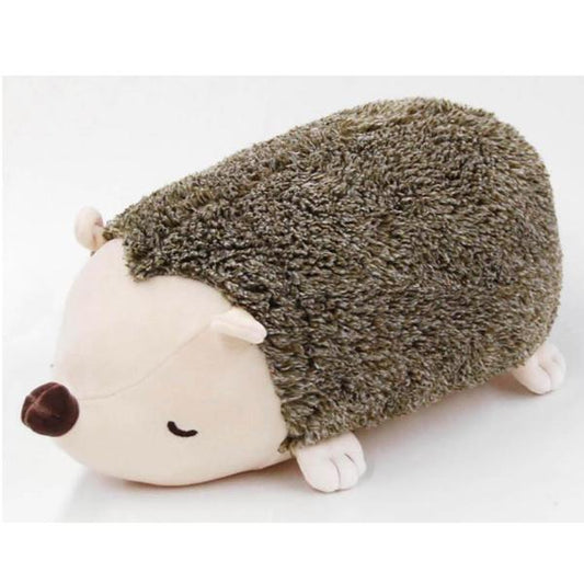 LIV HEART Fluffy Animals Bolster Brown Hedgehog 41186-32