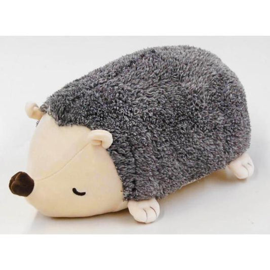 LIV HEART Fluffy Animals Bolster Silver Hedgehog 41186-72