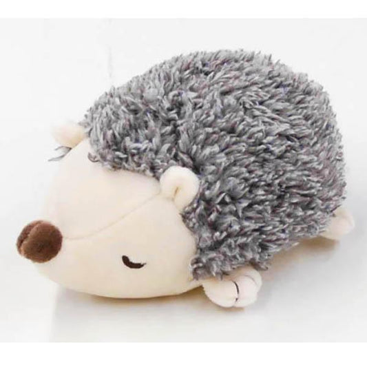 LIV HEART Fluffy Animals Bolster Silver Hedgehog 41187-72