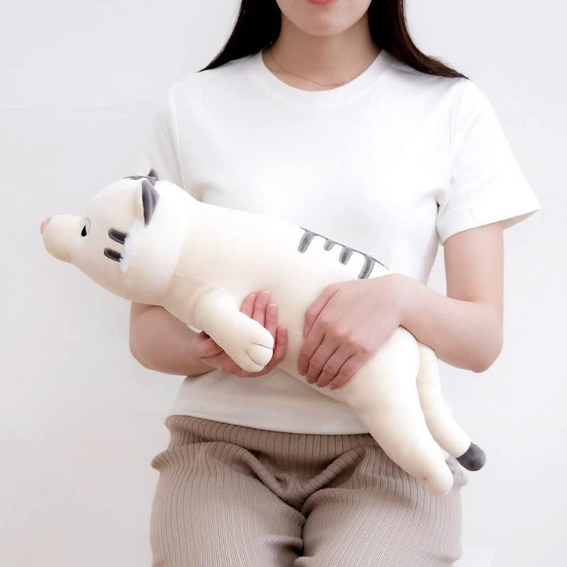 LIV HEART Premium Nemu Nemu Bolster White Tiger 48926-96