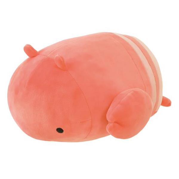 LIV HEART Marshmallow Animal Bolster cushion Shrimp 58203-21