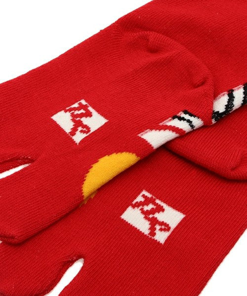 Tabi Socks Short type Daruma for Kids
