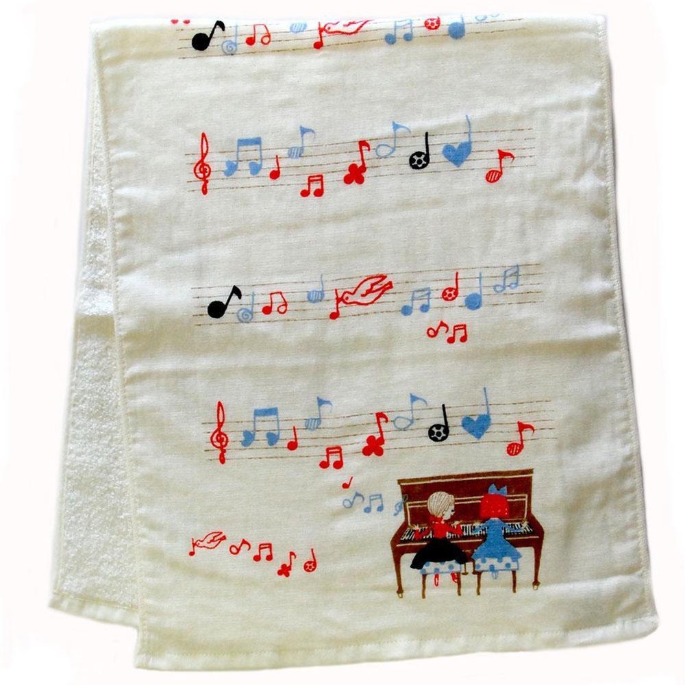 KINNO Towel Face Towel Shinzi Katoh Cheerful note SKFT128-02