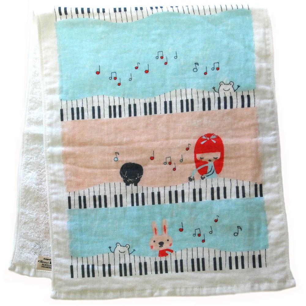 KINNO Towel Face Towel Shinzi Katoh Cheerful note SKFT128-08