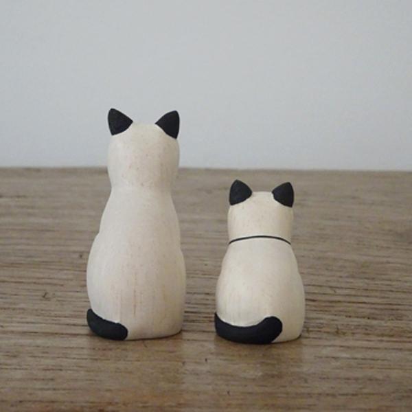 T-lab polepole animal Family Set Siamese Cat