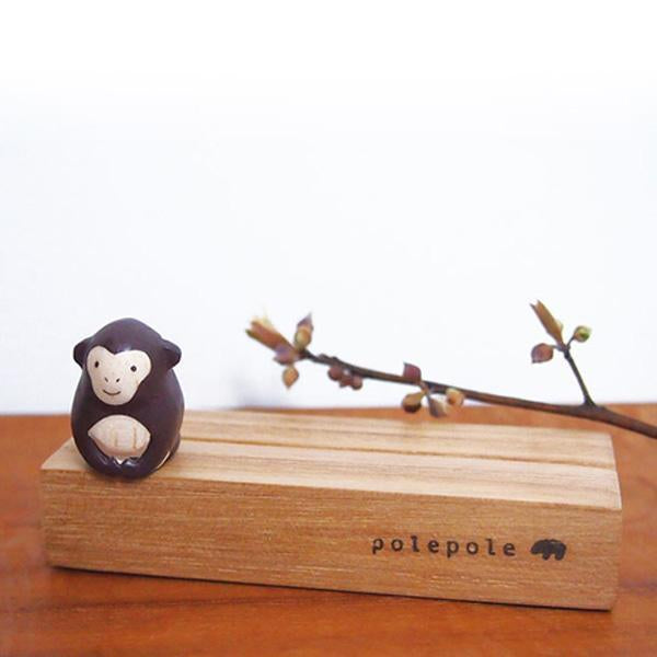 T-lab polepole Card Stand Monkey