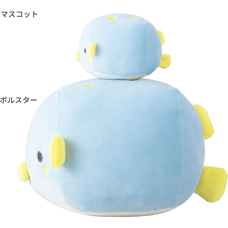 LIV HEART Marshmallow Akuamie Bolster cushion PufferFish 98205-60