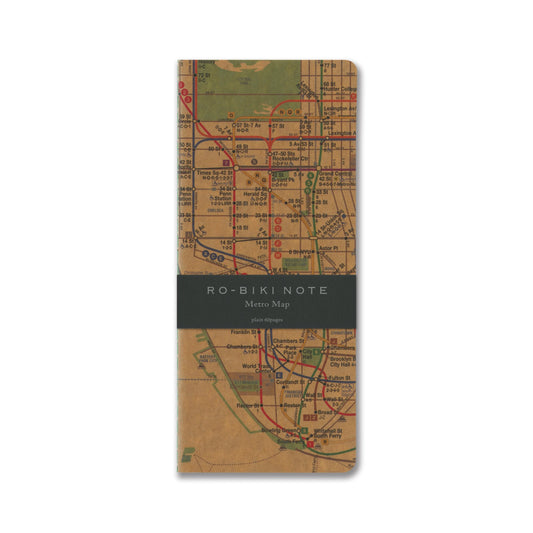 RO-BIKI NOTE MAP SERIES Metro Map GA035