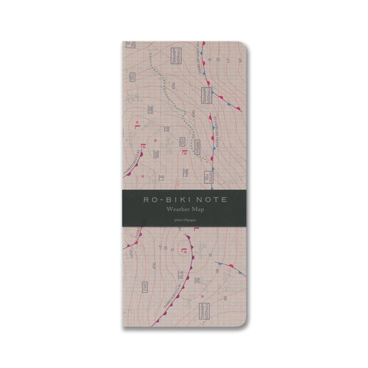 RO-BIKI NOTE MAP SERIES Weather Map GA037